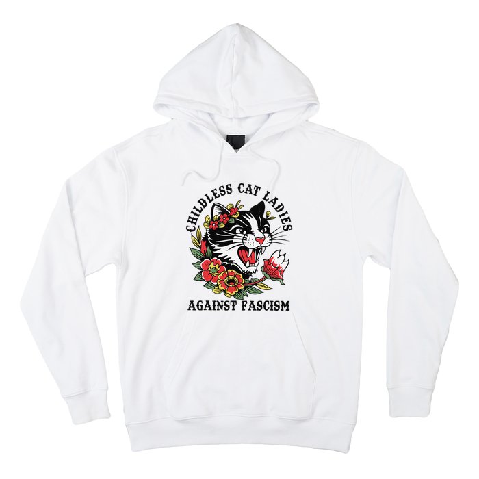 Childless Cat Ladies Voting Election 2024 Usa Vintage Hoodie