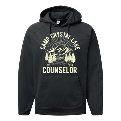 Camp Crystal Lake Counselor Graphic Performance Fleece Hoodie