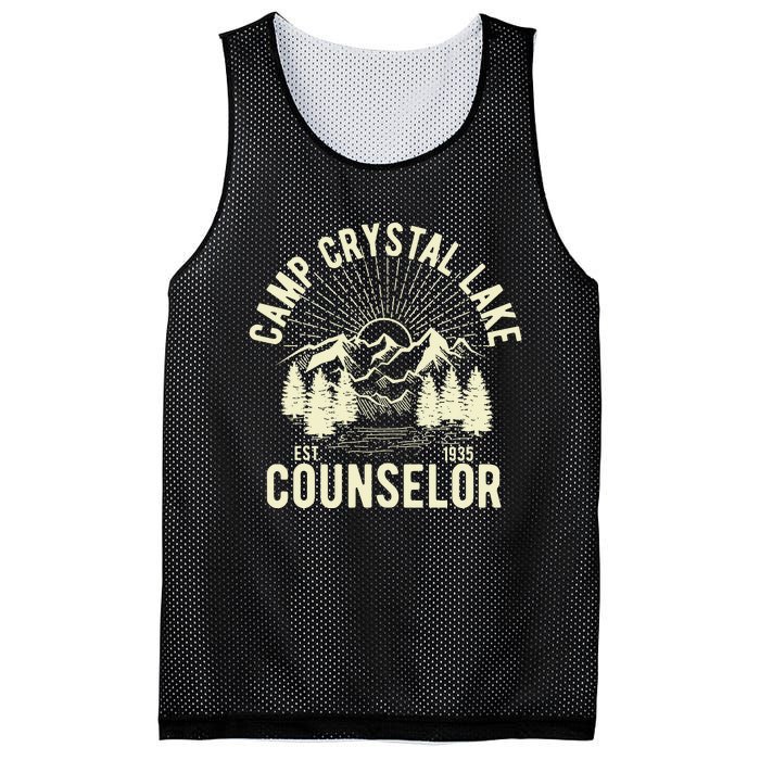 Camp Crystal Lake Counselor Graphic Mesh Reversible Basketball Jersey Tank