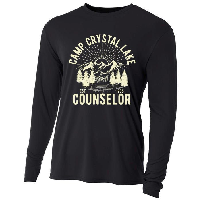 Camp Crystal Lake Counselor Graphic Cooling Performance Long Sleeve Crew