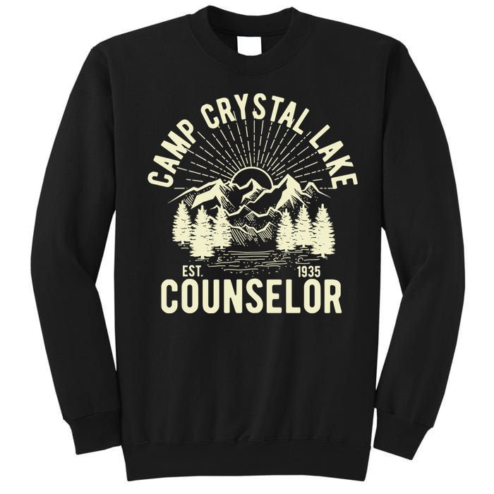 Camp Crystal Lake Counselor Graphic Tall Sweatshirt