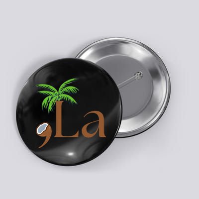 Coconut Comma + La 2024 Gift Funny Button