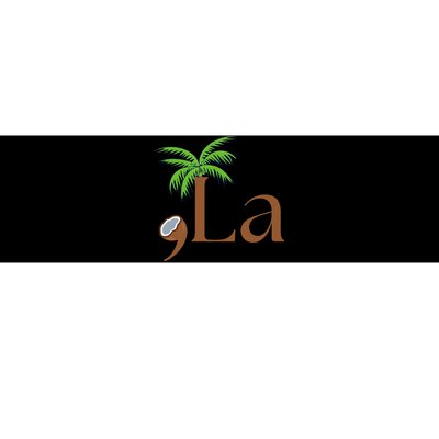 Coconut Comma + La 2024 Gift Funny Bumper Sticker