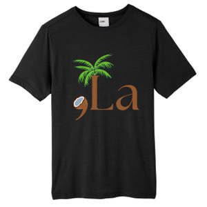 Coconut Comma + La 2024 Gift Funny Tall Fusion ChromaSoft Performance T-Shirt