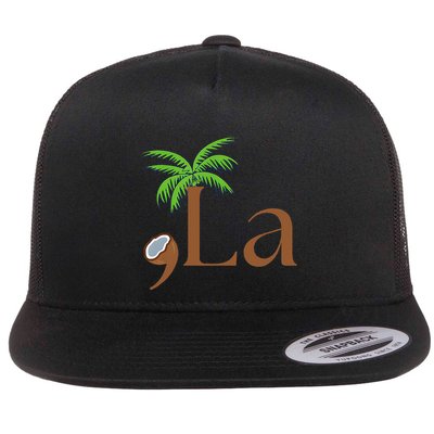 Coconut Comma + La 2024 Gift Funny Flatbill Hat