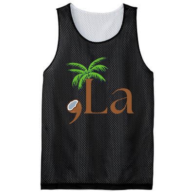 Coconut Comma + La 2024 Gift Funny Mesh Reversible Basketball Jersey Tank