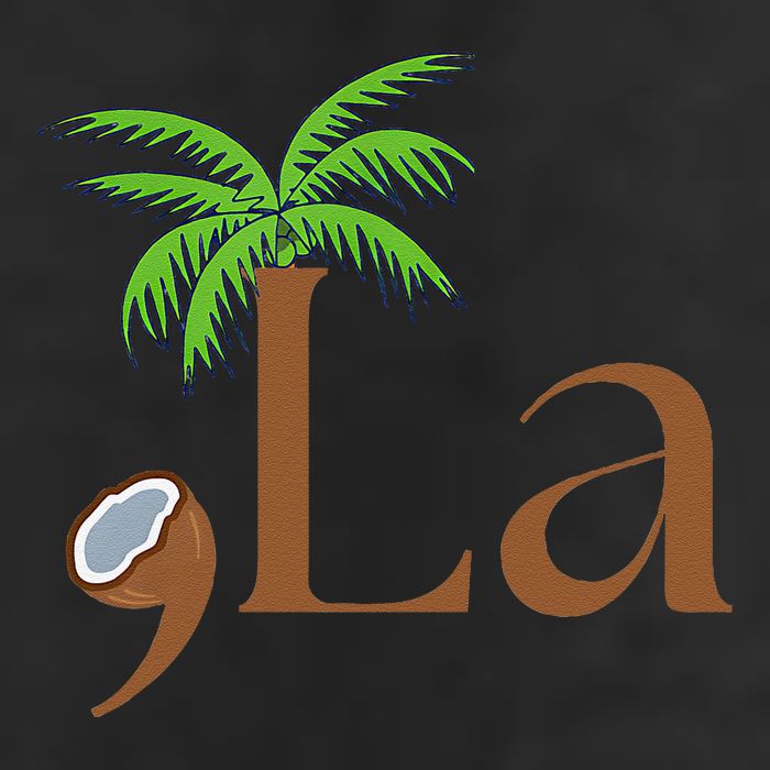 Coconut Comma + La 2024 Gift Funny 25L Jumbo Tote