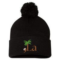 Coconut Comma + La 2024 Gift Funny Pom Pom 12in Knit Beanie