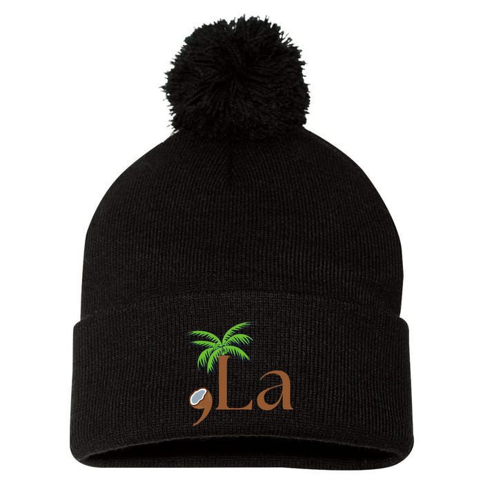 Coconut Comma + La 2024 Gift Funny Pom Pom 12in Knit Beanie