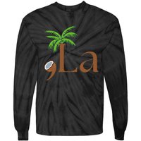 Coconut Comma + La 2024 Gift Funny Tie-Dye Long Sleeve Shirt