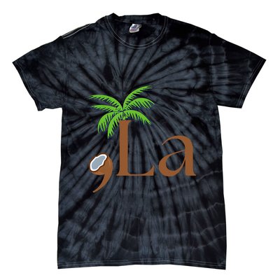 Coconut Comma + La 2024 Gift Funny Tie-Dye T-Shirt