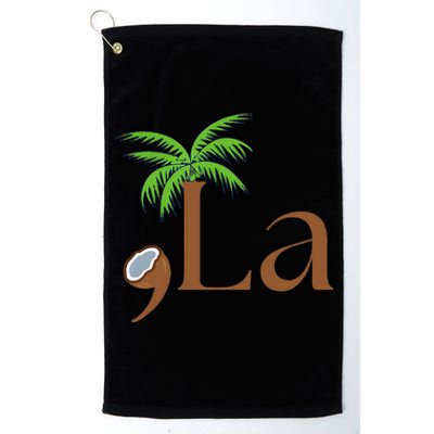 Coconut Comma + La 2024 Gift Funny Platinum Collection Golf Towel