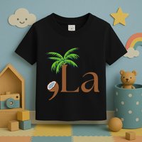 Coconut Comma + La 2024 Gift Funny Toddler T-Shirt