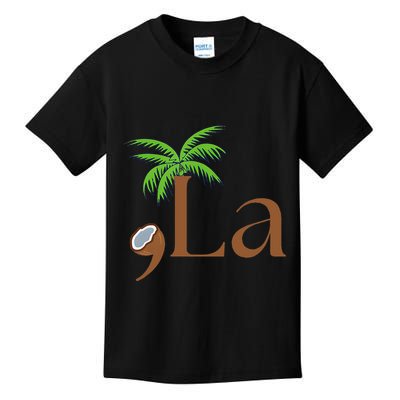 Coconut Comma + La 2024 Gift Funny Kids T-Shirt