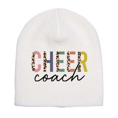 Cheer Coach Leopard Cheerleading Props Mother's Day Short Acrylic Beanie