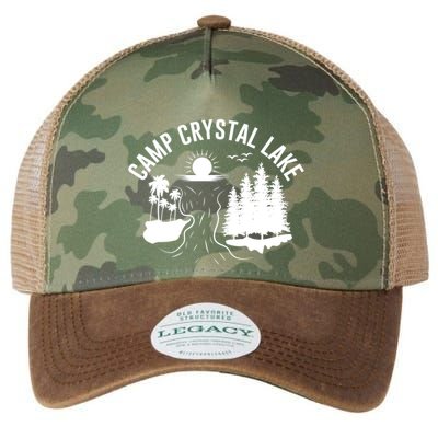 Camp Crystal Lake Graphic Art Legacy Tie Dye Trucker Hat
