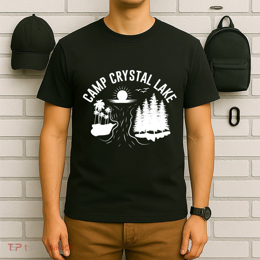 Camp Crystal Lake Graphic Art T-Shirt