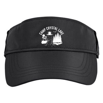 Camp Crystal Lake Graphic Art Adult Drive Performance Visor