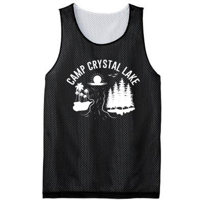 Camp Crystal Lake Graphic Art Mesh Reversible Basketball Jersey Tank