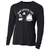 Camp Crystal Lake Graphic Art Cooling Performance Long Sleeve Crew