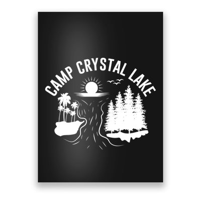 Camp Crystal Lake Graphic Art Poster