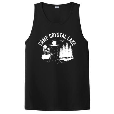 Camp Crystal Lake Graphic Art PosiCharge Competitor Tank