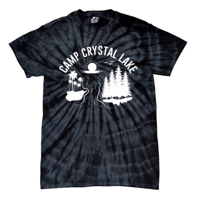 Camp Crystal Lake Graphic Art Tie-Dye T-Shirt