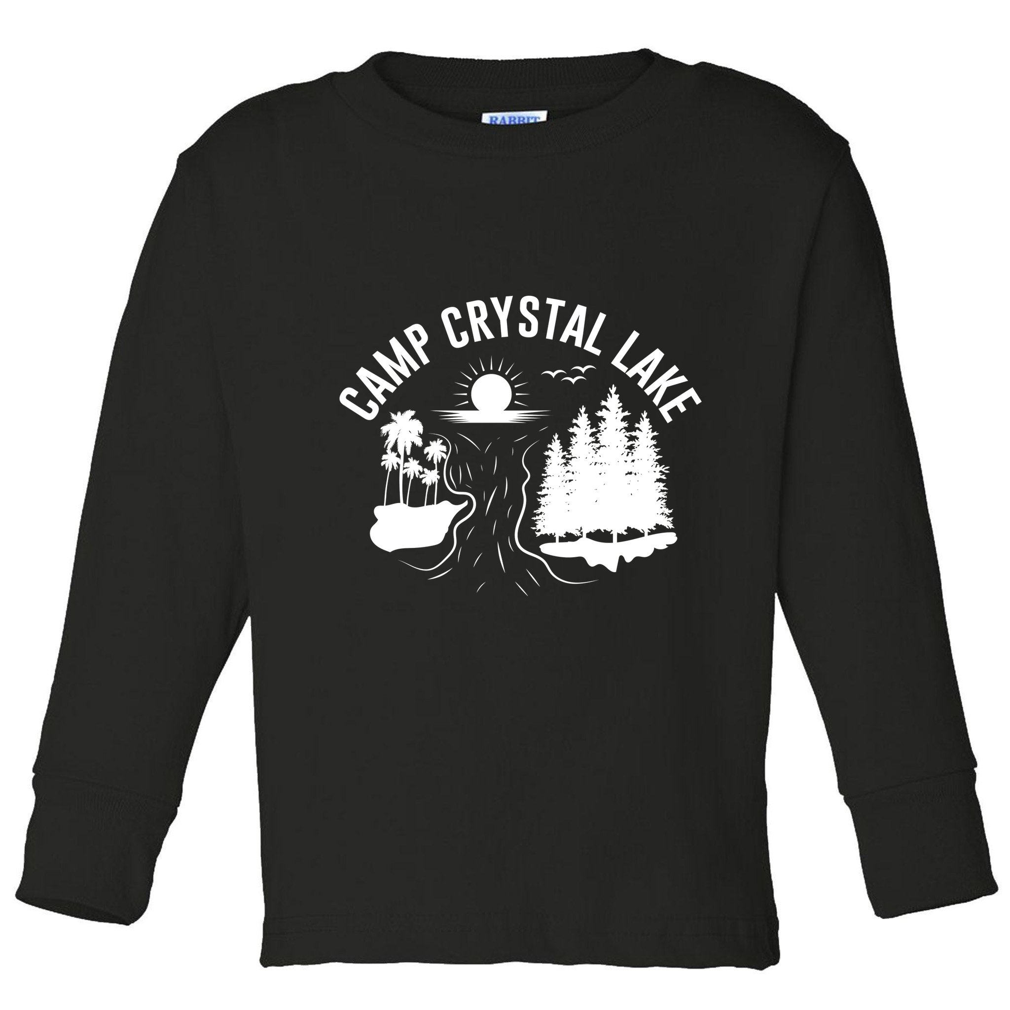 Camp Crystal Lake Graphic Art Toddler Long Sleeve Shirt