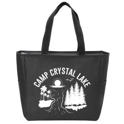 Camp Crystal Lake Graphic Art Zip Tote Bag