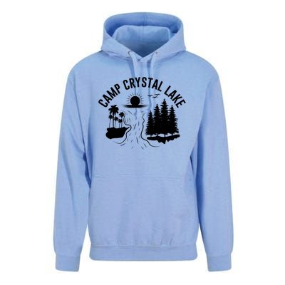 Camp Crystal Lake Graphic Art Unisex Surf Hoodie