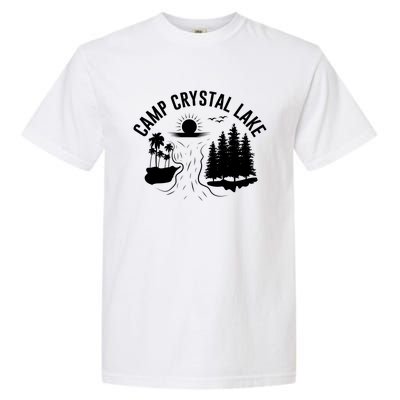 Camp Crystal Lake Graphic Art Garment-Dyed Heavyweight T-Shirt