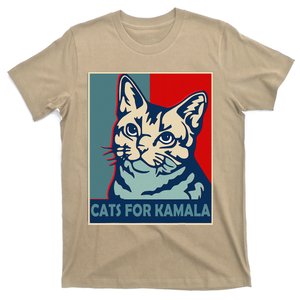 Childless Cat Lady Is Voting Kamala Harris President 2024 T-Shirt