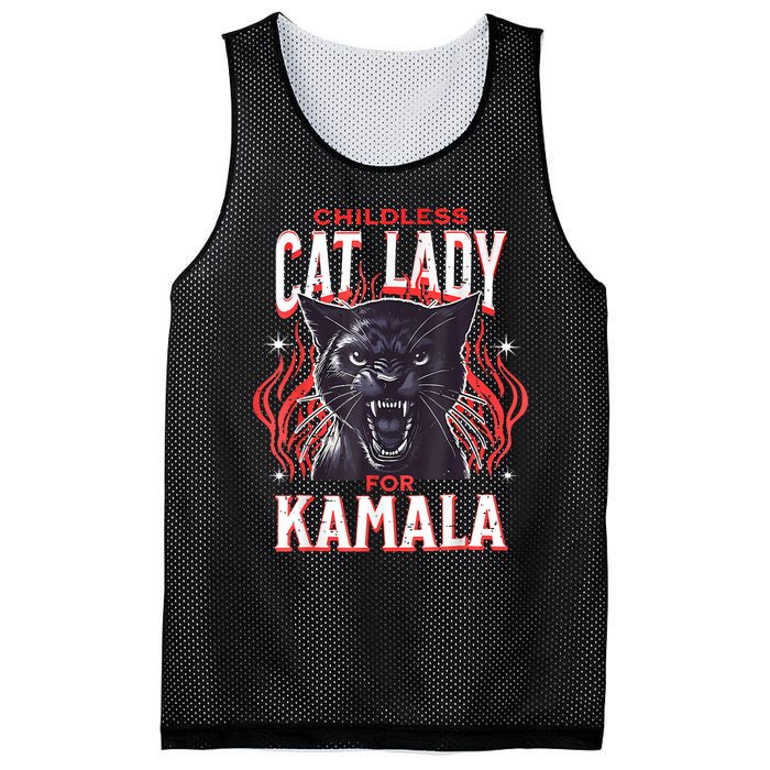 Childless Cat Ladies Against Fascism Mesh Reversible Basketball Jersey Tank