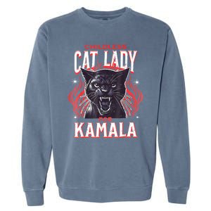 Childless Cat Ladies Against Fascism Garment-Dyed Sweatshirt