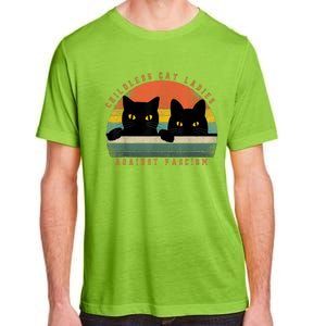 Childless Cat Ladies Against Fascism Adult ChromaSoft Performance T-Shirt