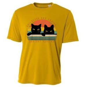 Childless Cat Ladies Against Fascism Cooling Performance Crew T-Shirt