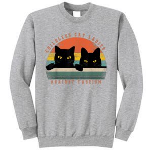 Childless Cat Ladies Against Fascism Sweatshirt