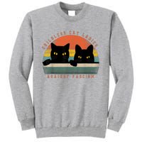 Childless Cat Ladies Against Fascism Tall Sweatshirt