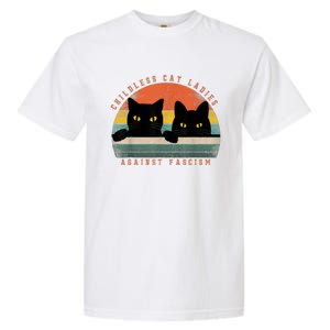 Childless Cat Ladies Against Fascism Garment-Dyed Heavyweight T-Shirt