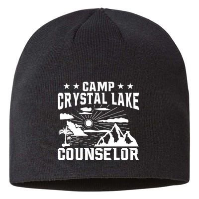 Camp Crystal Lake Counselor Graphic Sustainable Beanie