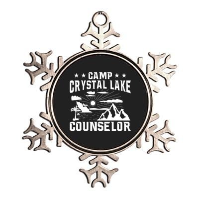 Camp Crystal Lake Counselor Graphic Metallic Star Ornament