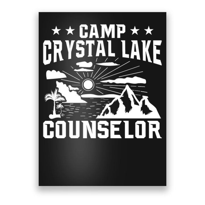 Camp Crystal Lake Counselor Graphic Poster