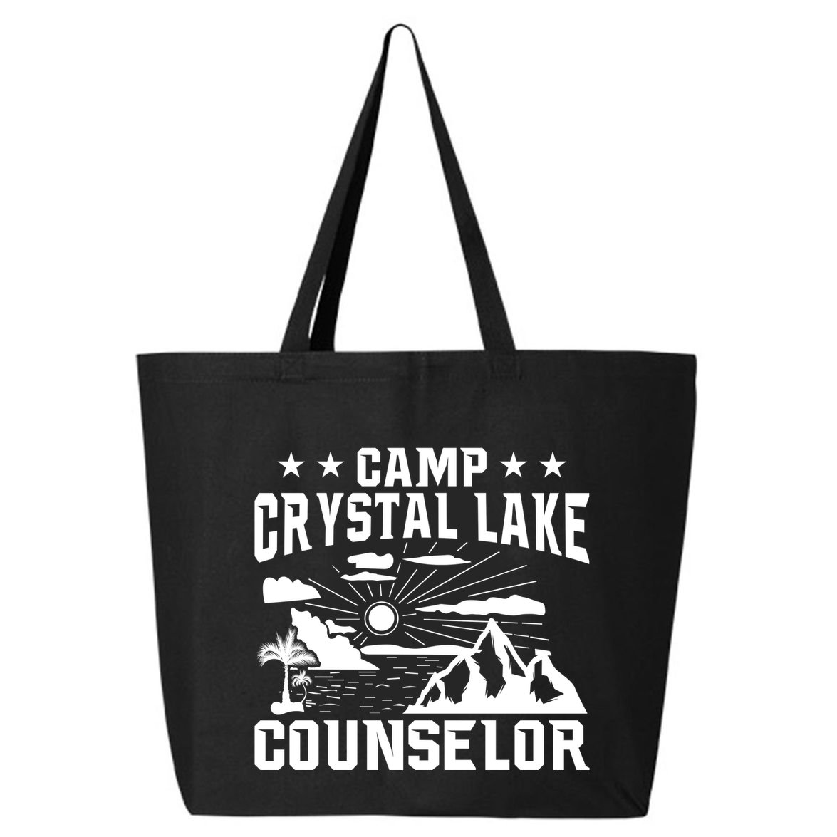 Camp Crystal Lake Counselor Graphic 25L Jumbo Tote