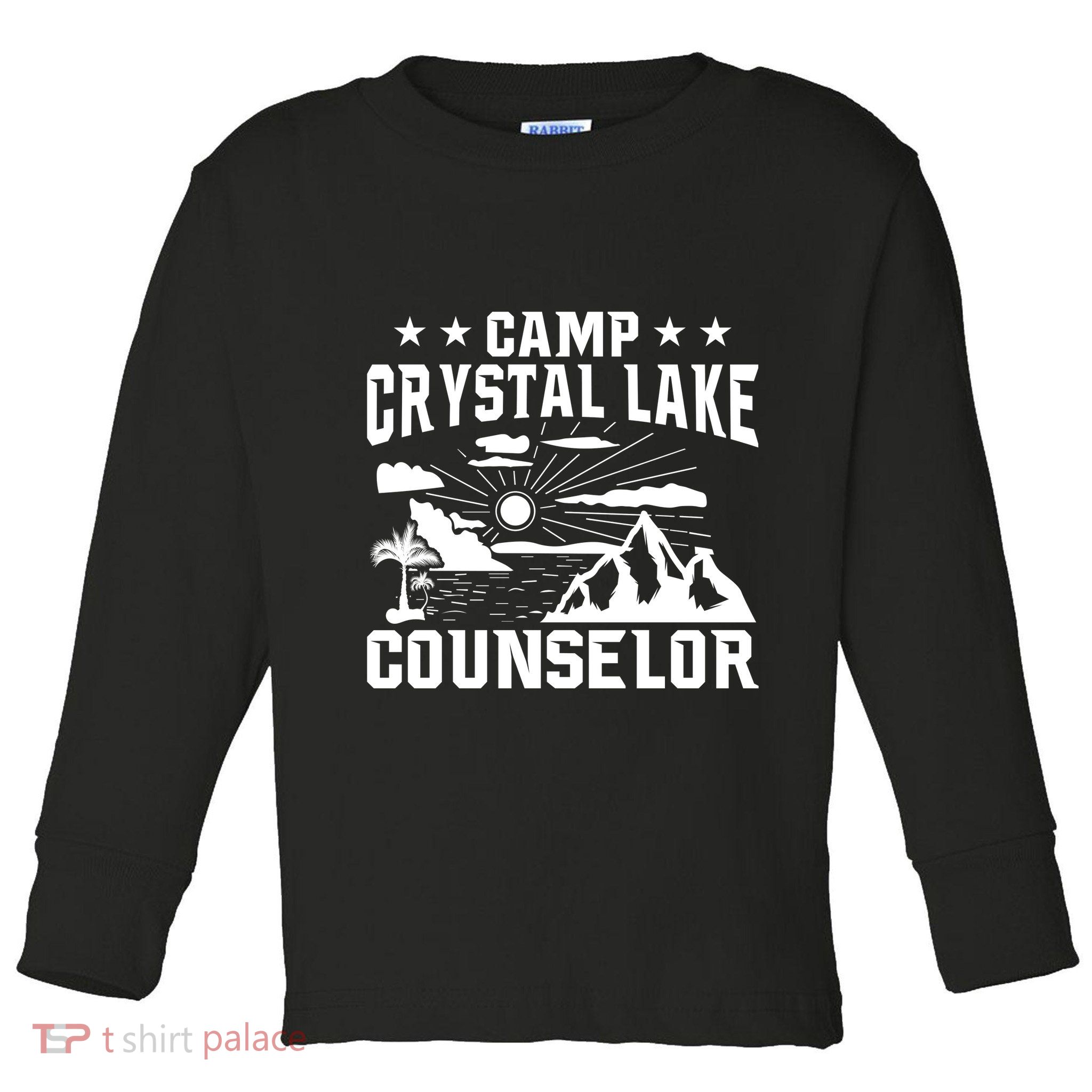 Camp Crystal Lake Counselor Graphic Toddler Long Sleeve Shirt