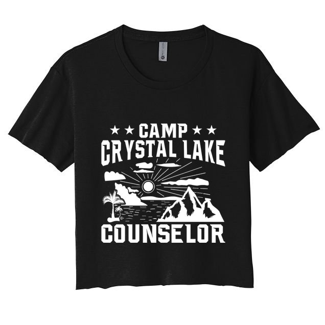 Camp Crystal Lake Counselor Graphic Crop Top