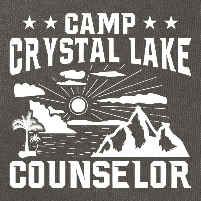 Camp Crystal Lake Counselor Graphic Cotton Canvas Backpack