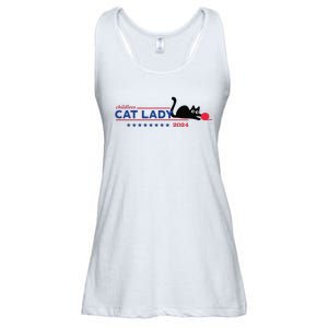 Childless Cat Lady Voting Election 2024 Usa Gift Ladies Essential Flowy Tank