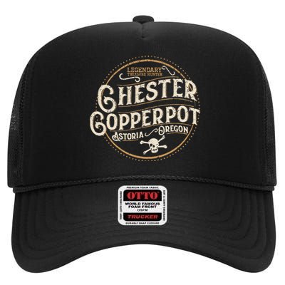 Chester Copperpot Legendary Treasure Hunter High Crown Mesh Back Trucker Hat