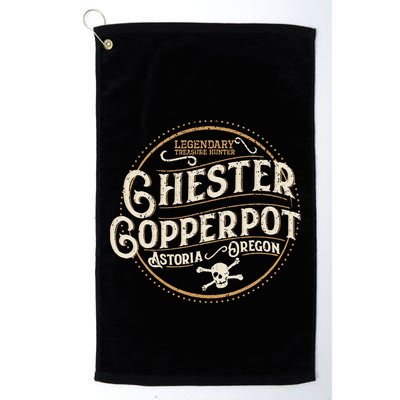 Chester Copperpot Legendary Treasure Hunter Golf Towel
