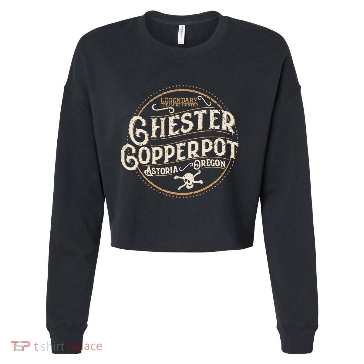 Chester Copperpot Legendary Treasure Hunter Cropped Pullover Crew